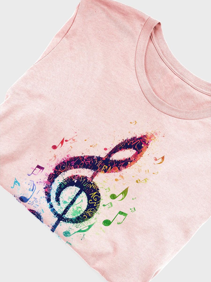 Musical Stylish Letter Black Print T-shirt product image (3)