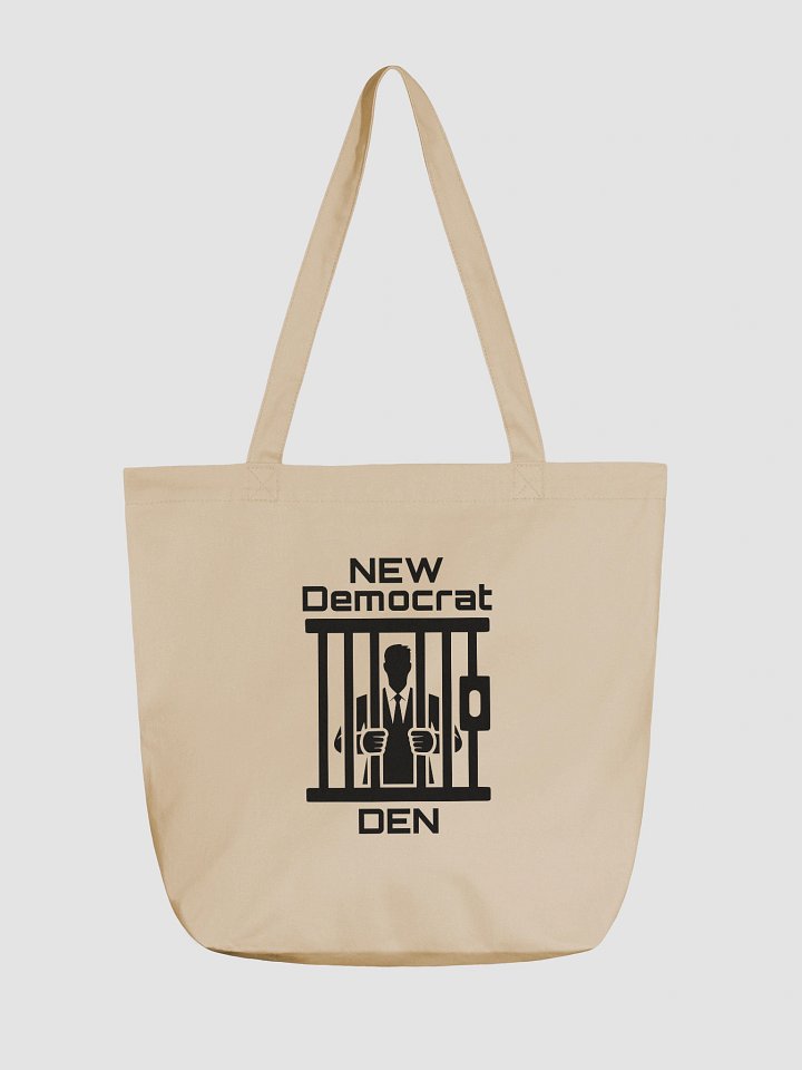 NEW Democrat DEN Prison Bars Graphic – Bold Statement Tote product image (1)