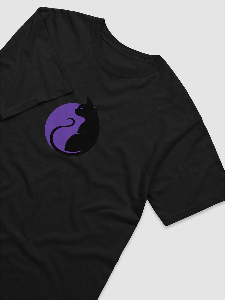 Kawaiikitten Exclusive Premium Purple Black Cat T-Shirt product image (34)