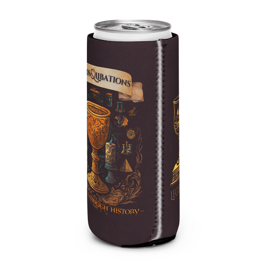 Legends & Libations Dual Logo Slim Sized Coozie product image (2)