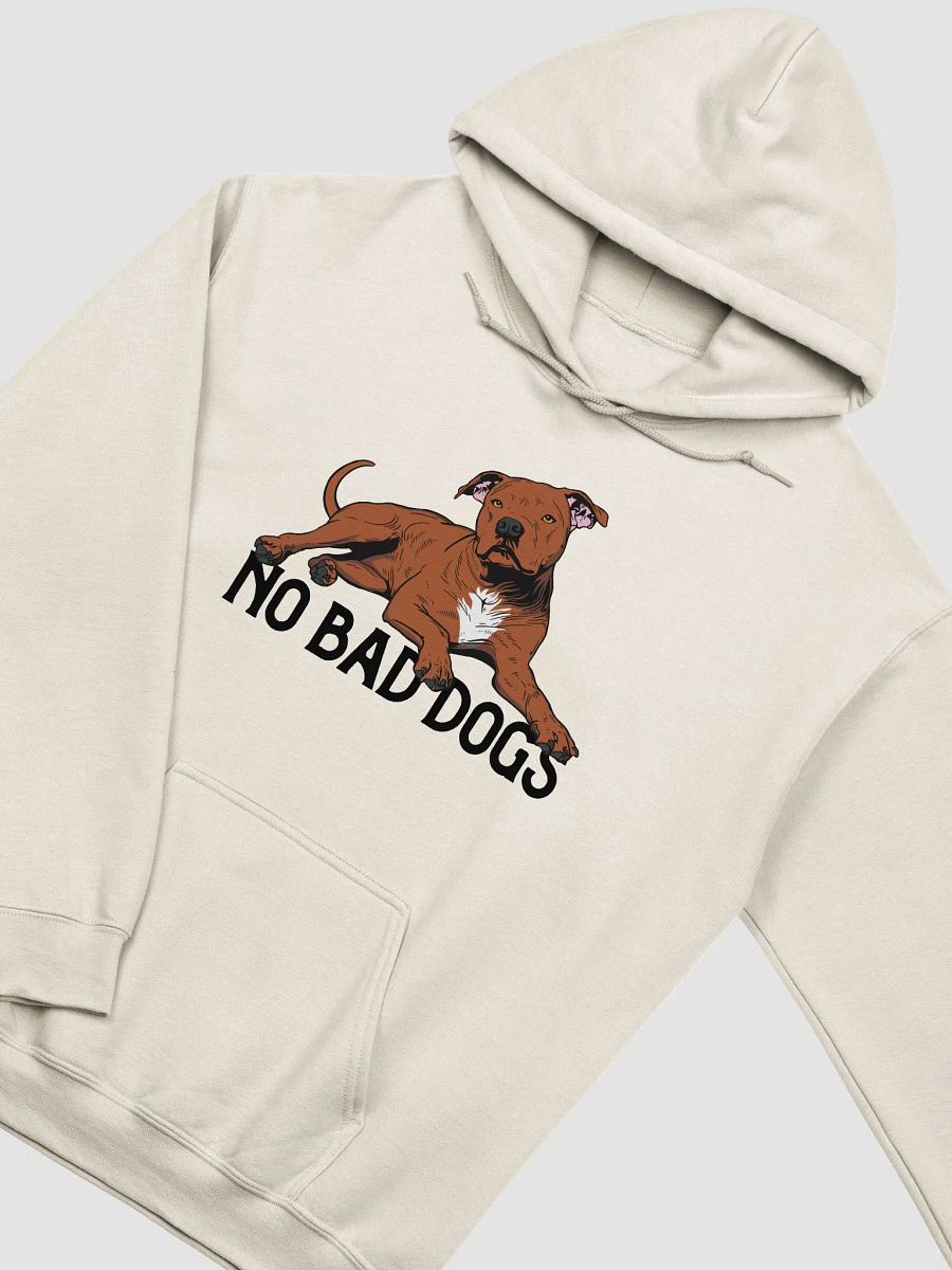 No Bad Dogs Hooded Sweatshirt of a Pitbull Terrier (Red) | Funny Hoodie for Pittie and Staffordshire Owners product image (23)