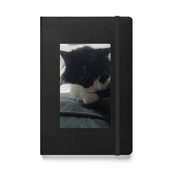 Fluffy Cat Hardcover Journal product image (1)