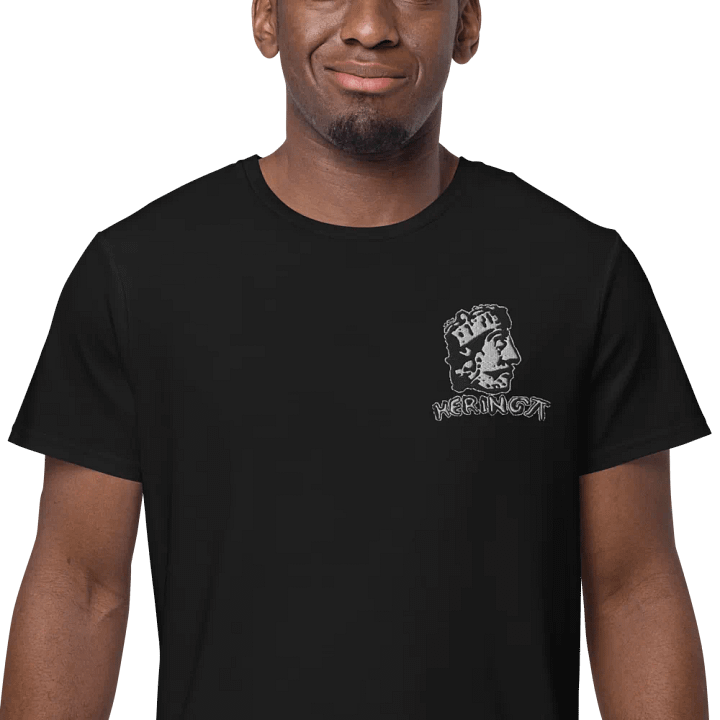 HERINGA LOGO EMBROIDERED PREMIUM COTTON T-SHIRT product image (1)
