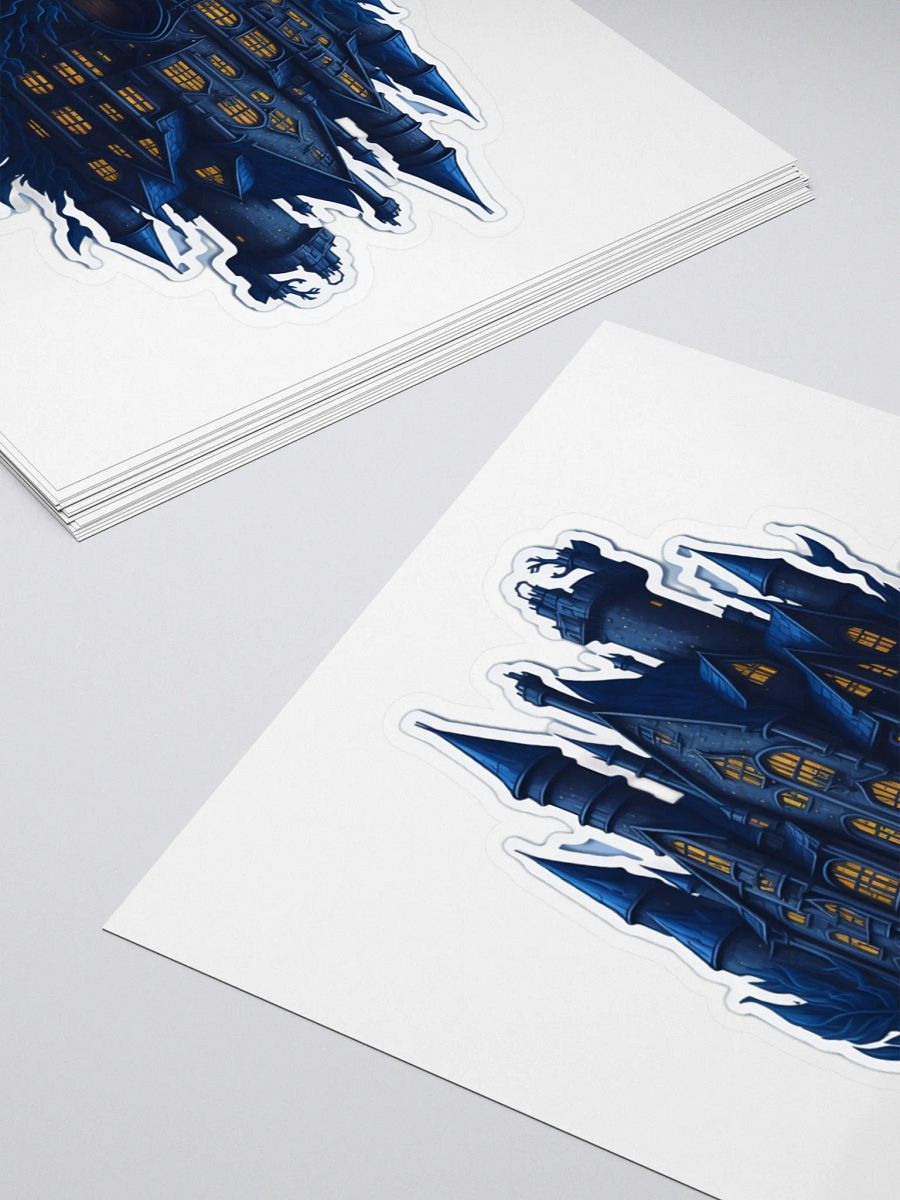 Ethereal Blue Castle Sticker product image (14)