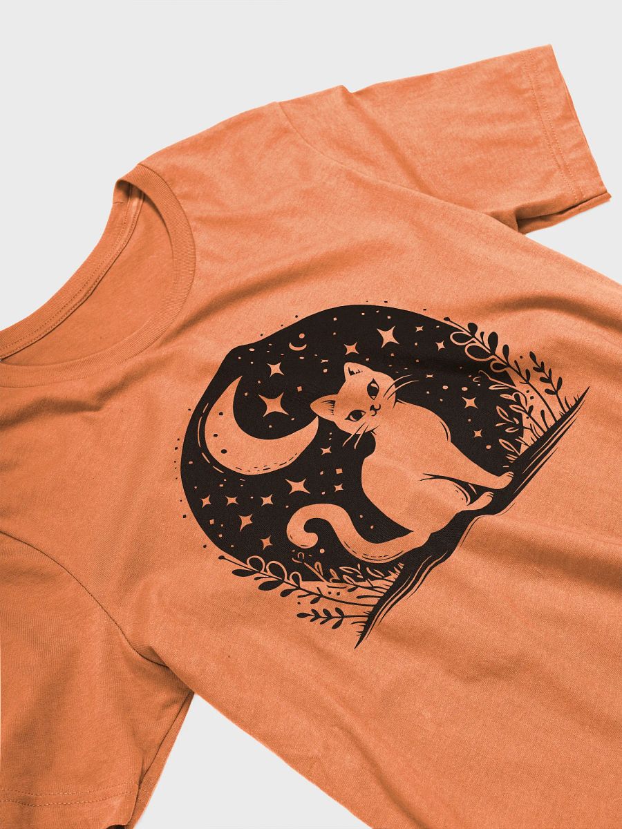 Cat in the Night Supersoft Unisex T-Shirt product image (3)