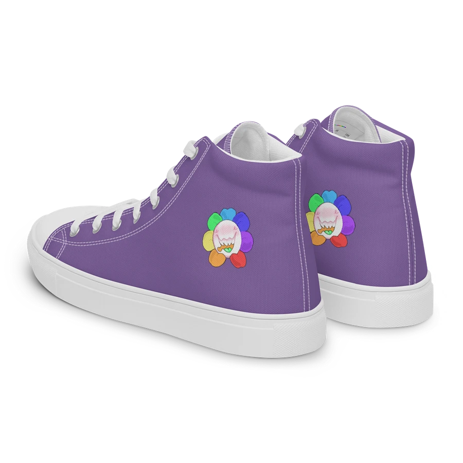 Purple and White Flower Sneakers product image (3)