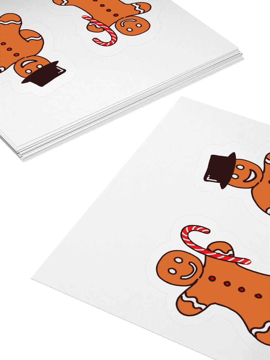 Festive Gingerbread Sticker – Holiday Duo product image (4)