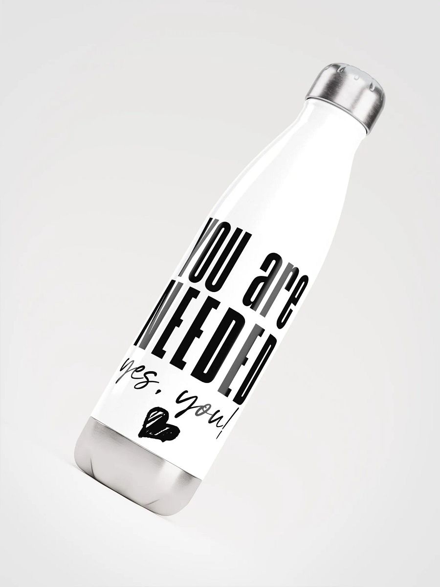 You are Needed Stainless Steel Bottle - white product image (4)