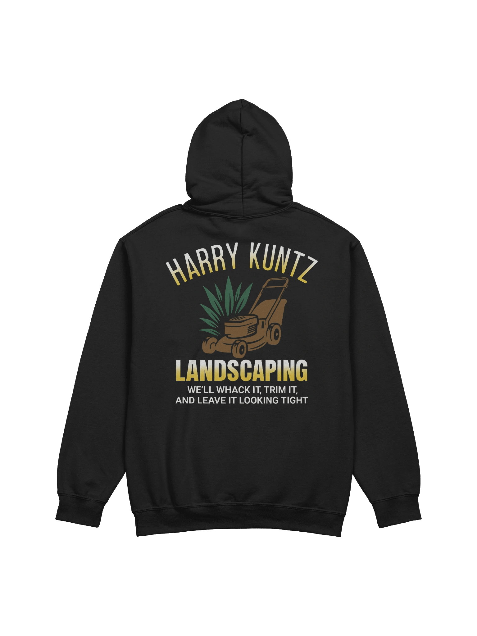 Harry Kuntz Landscaping Hoodie (Back Printed) product image (1)