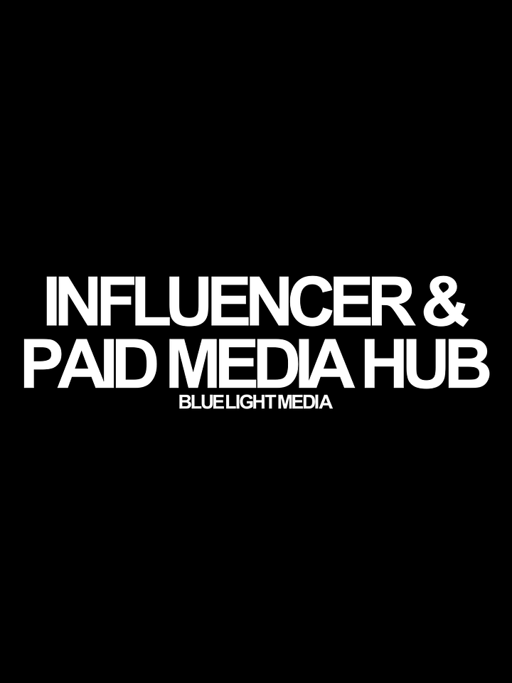 Influencer & Paid Media Hub Google Sheets Templates + Bonus Templates product image (2)