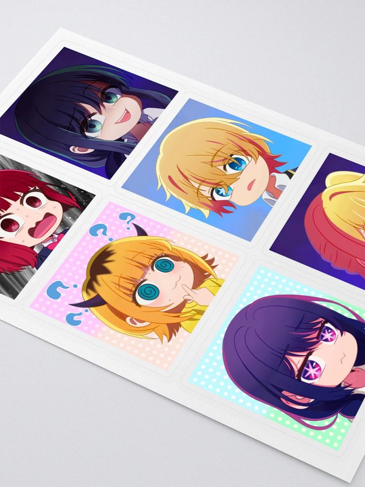 Emote oshi no ko Sticker Sheet product image (2)
