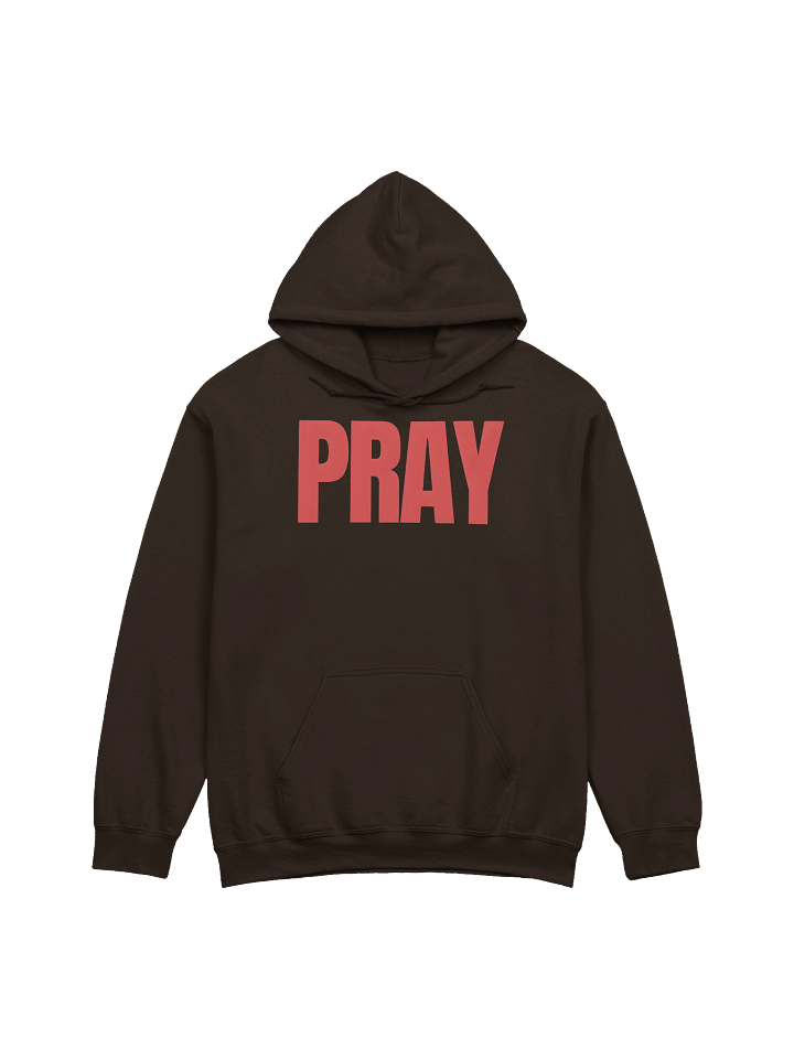 PRAY RED RETRO SPECIAL EDITION HOODIE product image (1)