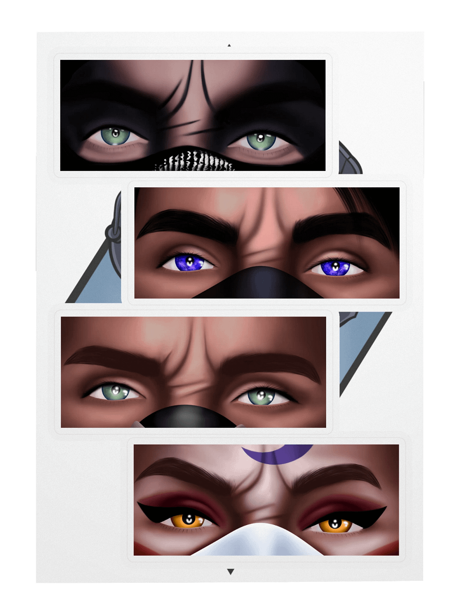 Eye Stickers - Sheet 1 product image (3)