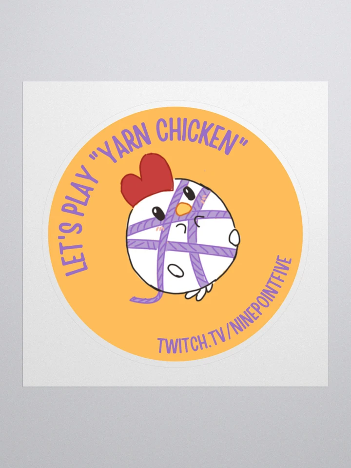 Yarn Chicken Sticker product image (1)