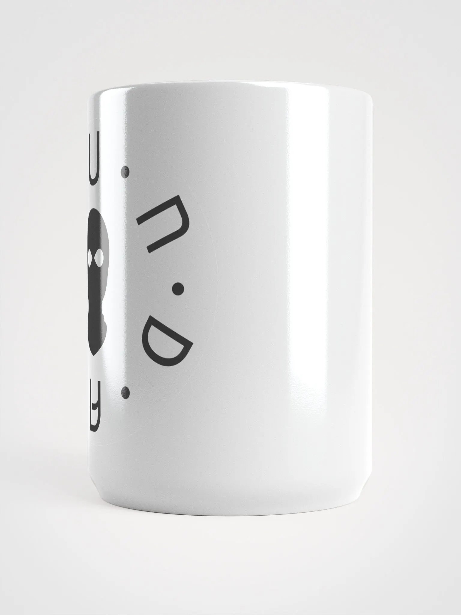 Black Balaclava Logo White Mug 15oz product image (3)