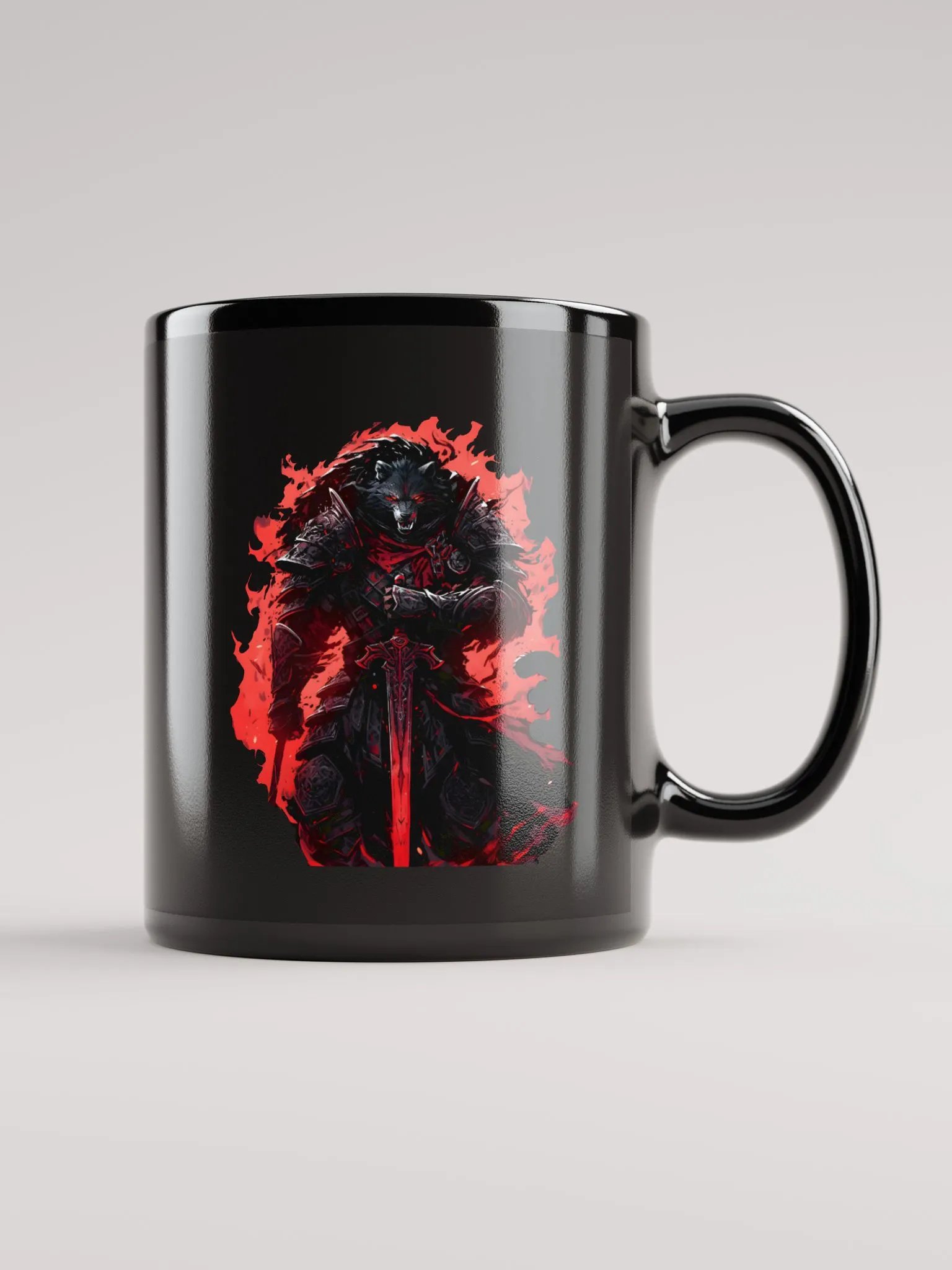Warrior Wolf Mug product image (1)
