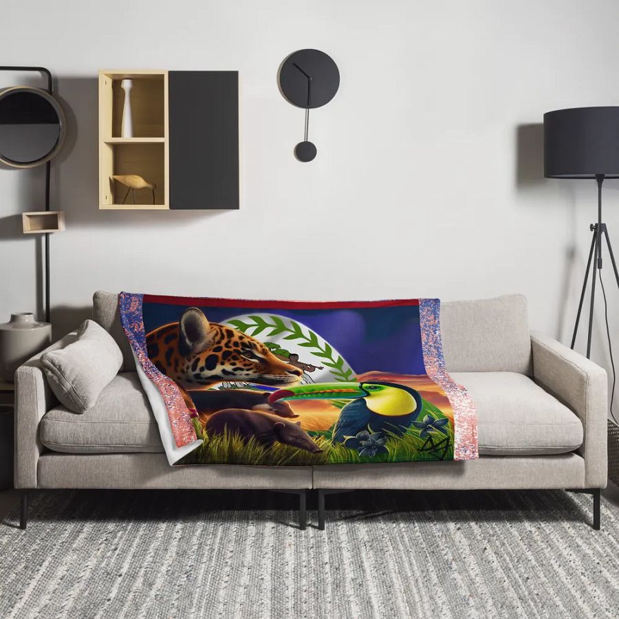 Beauty of Belize (Fun Edition) Throw Blanket product image (3)