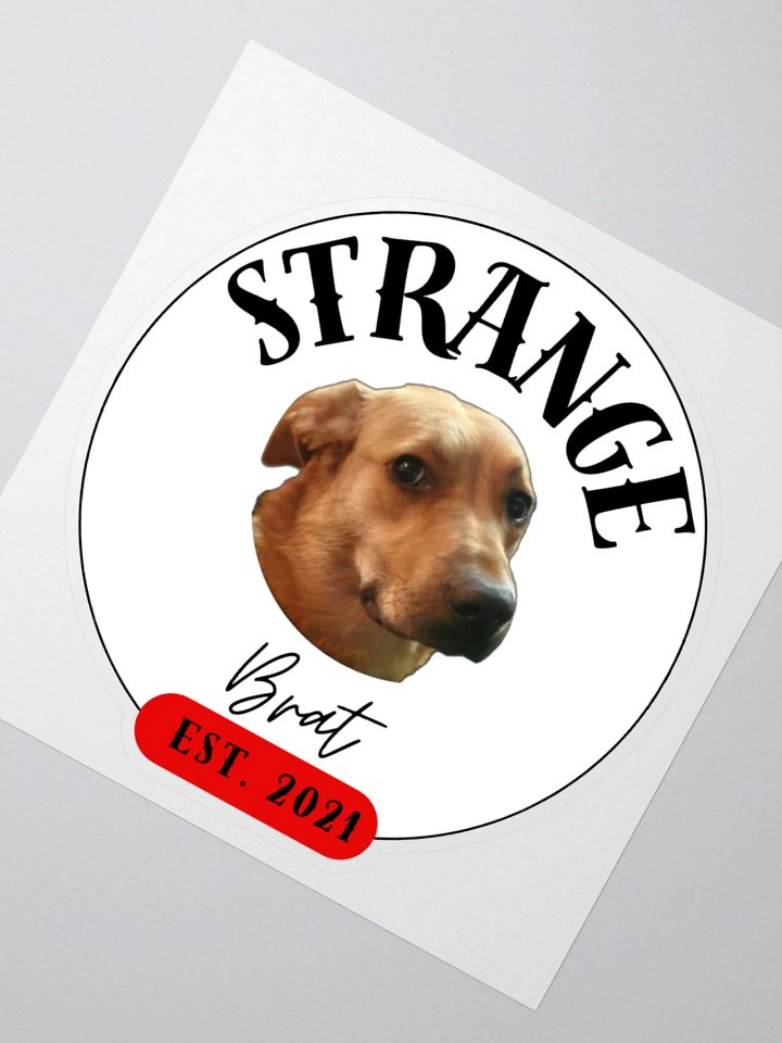 Strange Brat Kiss Cut Stickers product image (5)