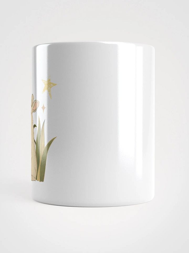 Stargazing Rabbit | White Glossy Mug product image (2)