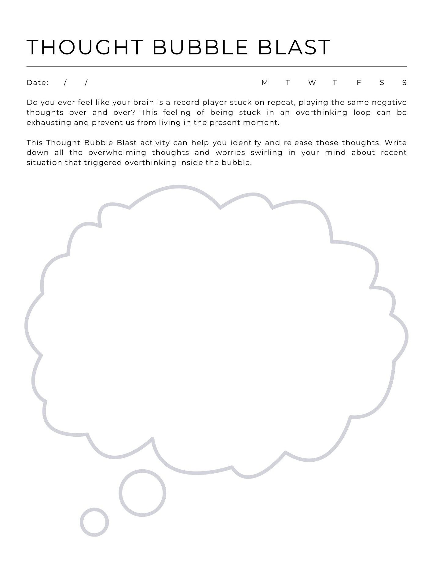 Stop Overthinking Workbook product image (4)