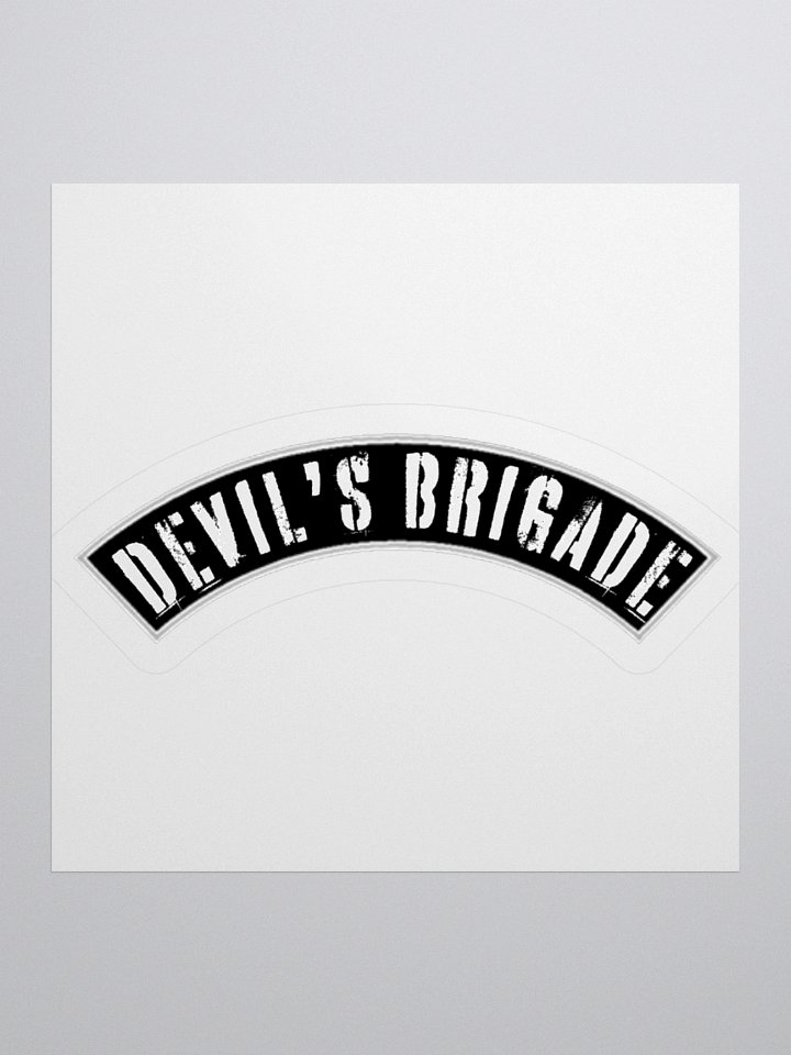 Devil's Brigade Rocker Sticker product image (1)