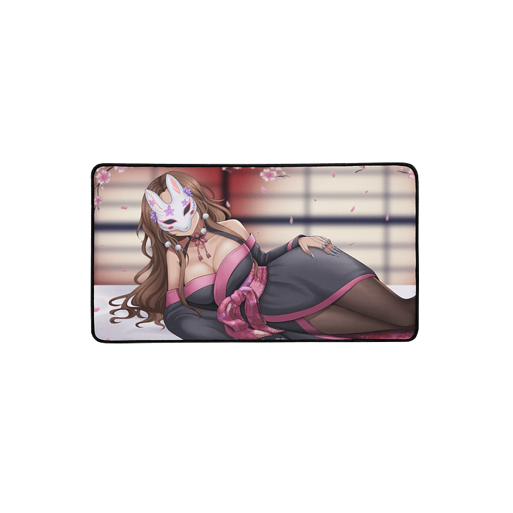 Kimono Sakura-themed Desk Mat product image (2)