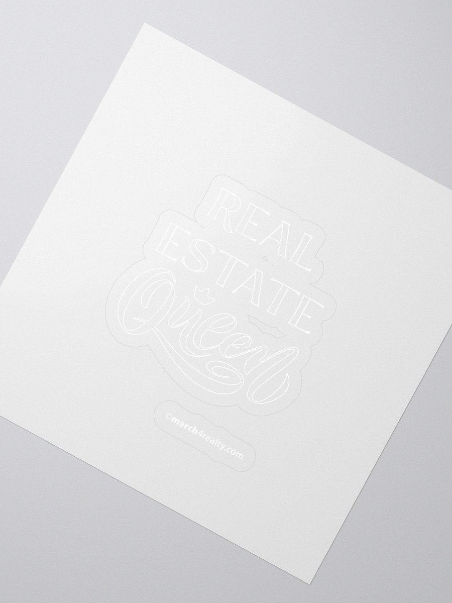 Real Estate Queen Kiss Cut Stickers product image (2)