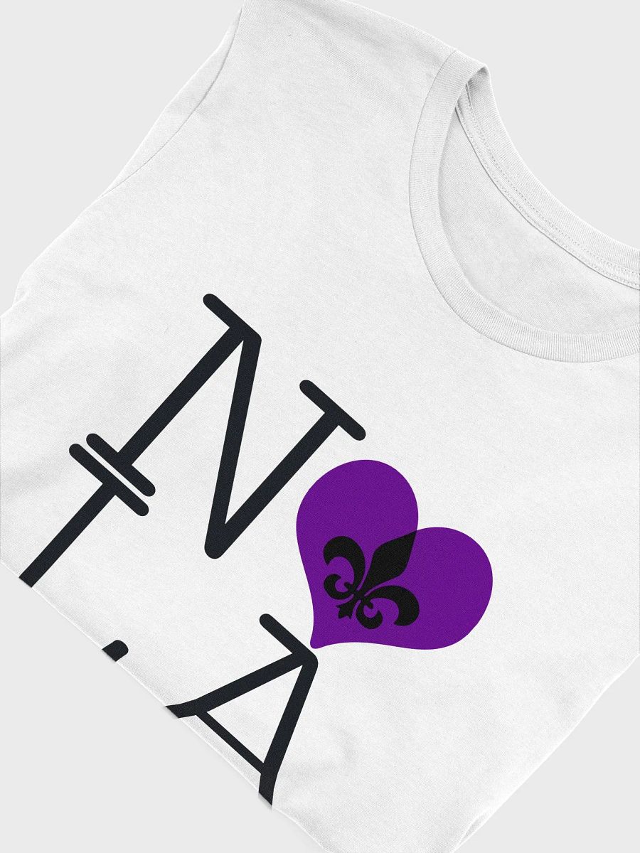 I LOVE NOLA **SUPERSOFT LEGACY TEE** (PURPLE HEART LEGACY BACK + SLEEVES) product image (44)