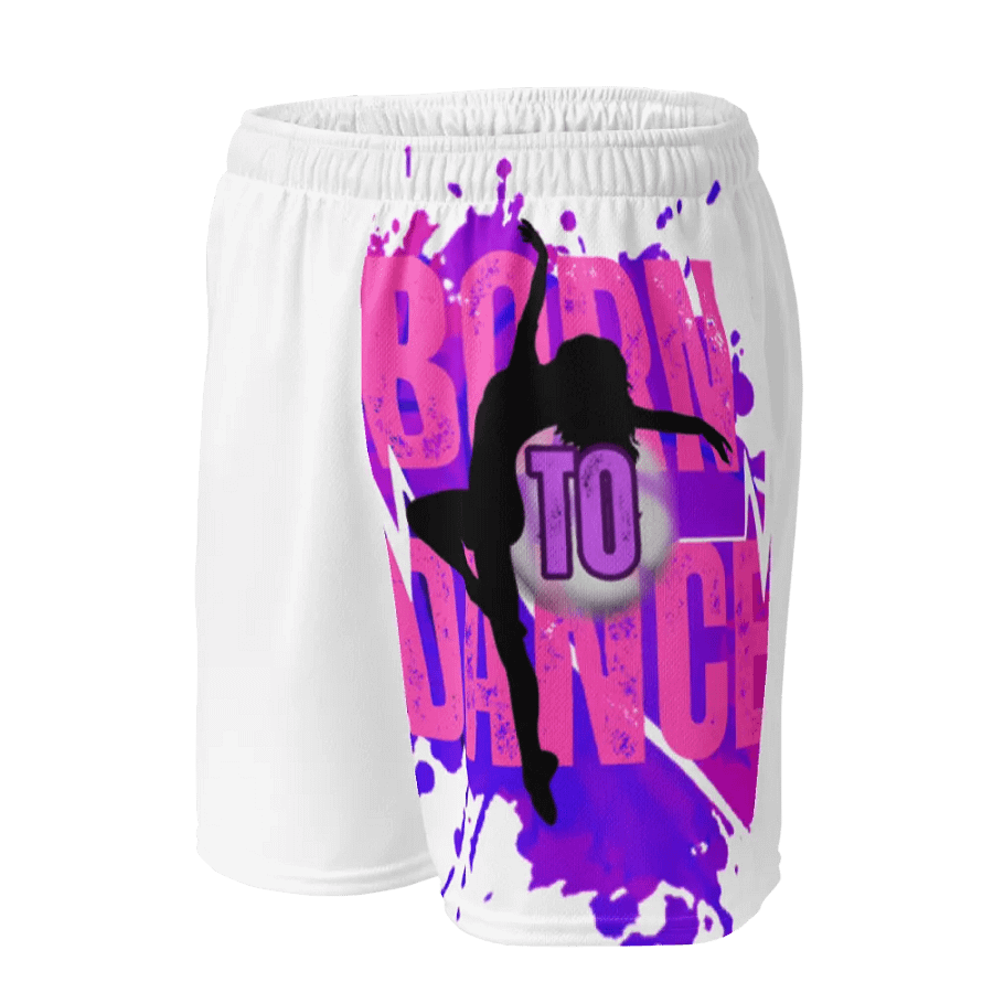 Expressive Born to Dance Her Silhouette Mesh Shorts product image (10)