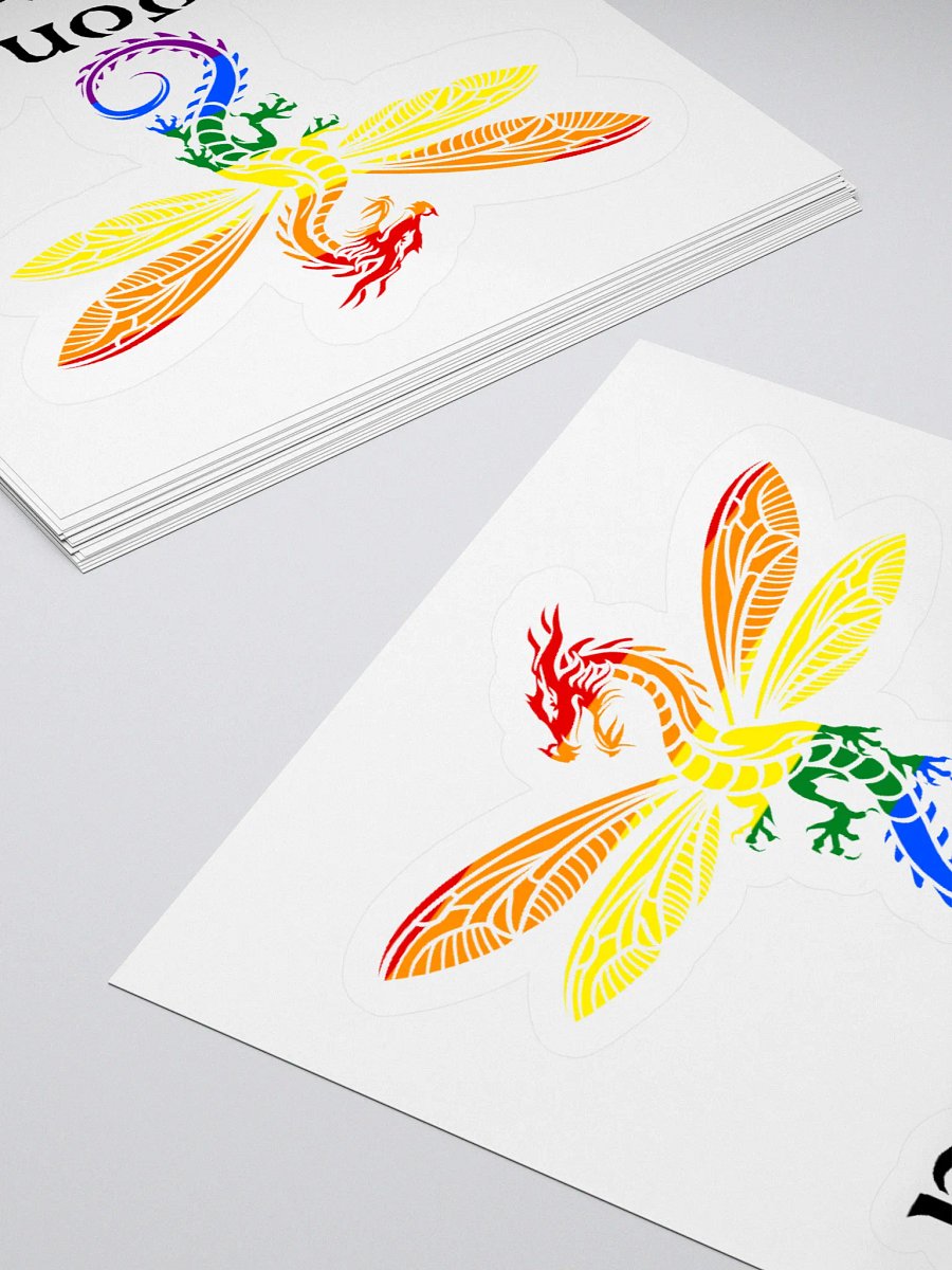 Dragon Fly Creations Pride Sticker product image (4)