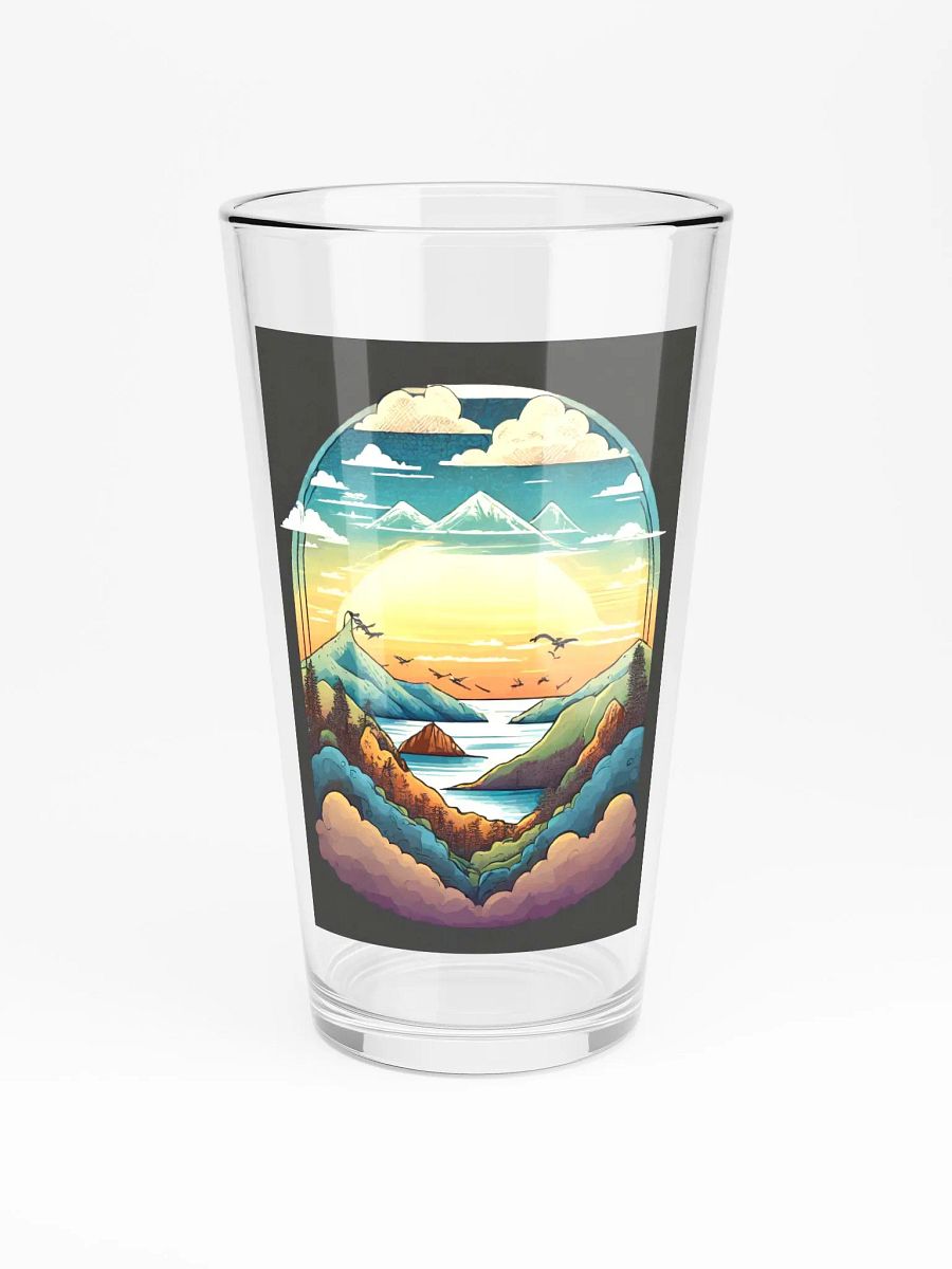 Summer Wind Charters: Sky Mountains Beer Glass product image (3)