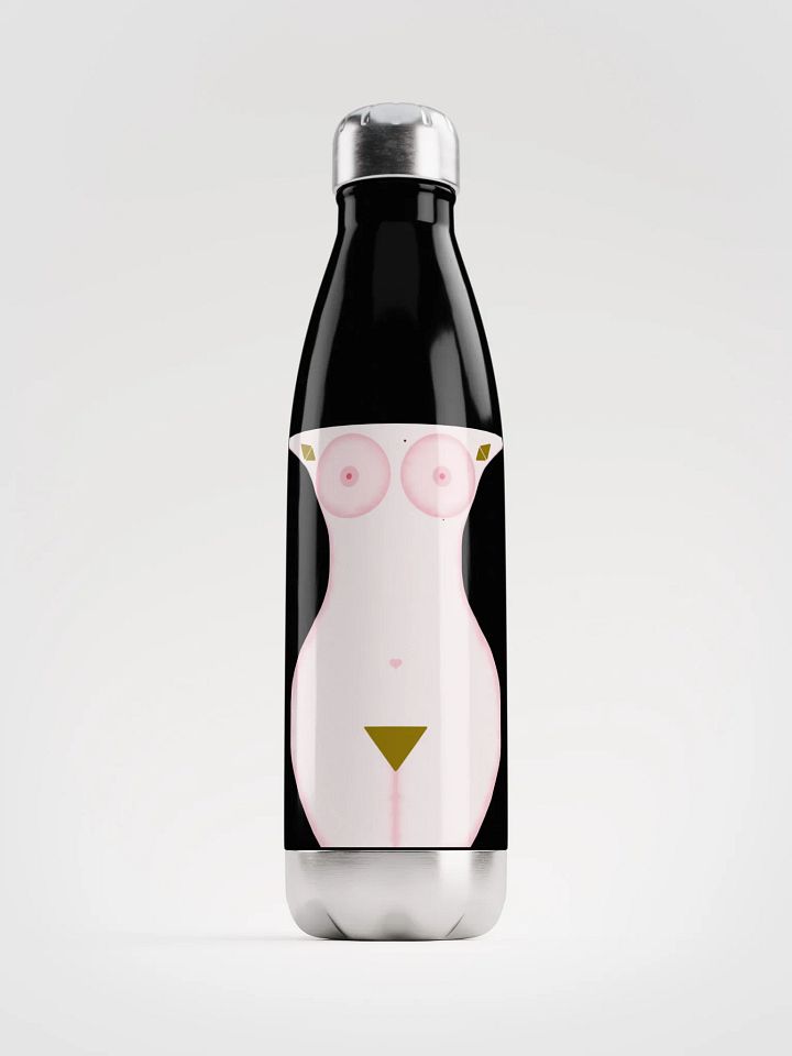 Femininity Glossy Bowling Pin Stainless Steel Water Bottle product image (1)