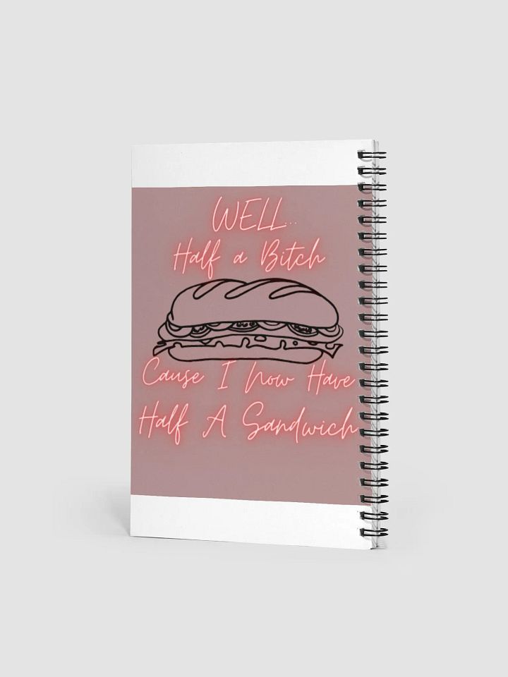 Half of Whole Note book product image (2)