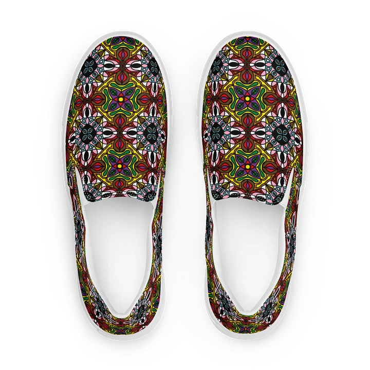 Mens Slip On Canvas - Progress Pride Abstract product image (1)