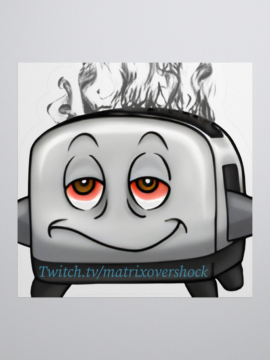 3x3 Toasty Emote Sticker product image (1)