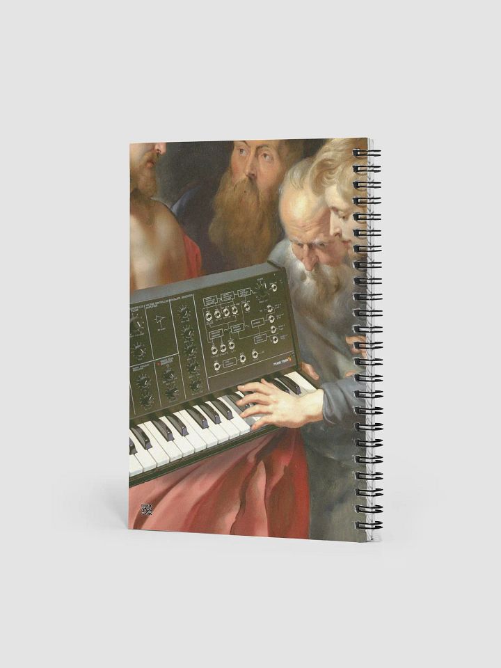 Korg's Apparition to the Disciples by Frank Fonik, EDM Techno Spiral Notebook product image (2)