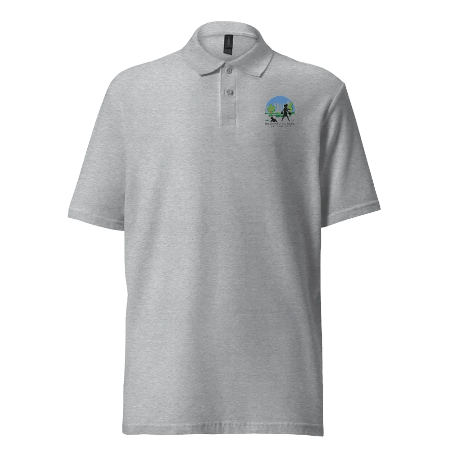 2024 National Specialty Gildan Embroidered Unisex Pique Polo in White or Grey product image (1)