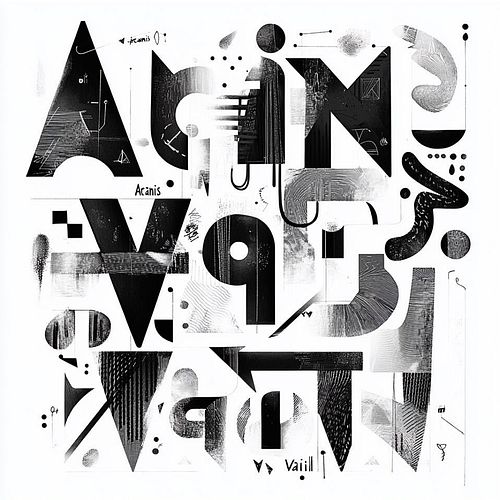Abstract mysteries unfold in every line and shape. This piece delves into the unknown, blending geometry, texture, and minima...