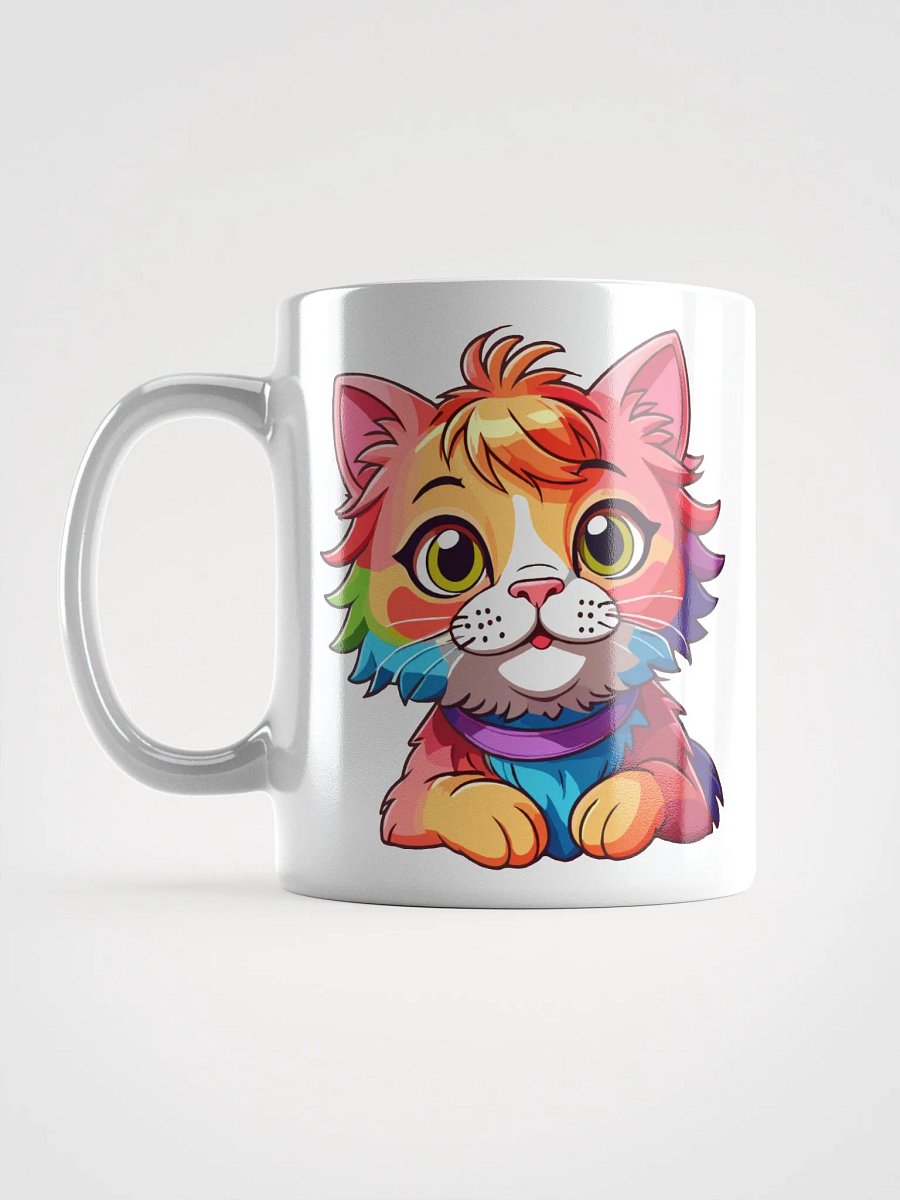 Cute Rainbow Color Cat 4 , Mug product image (11)