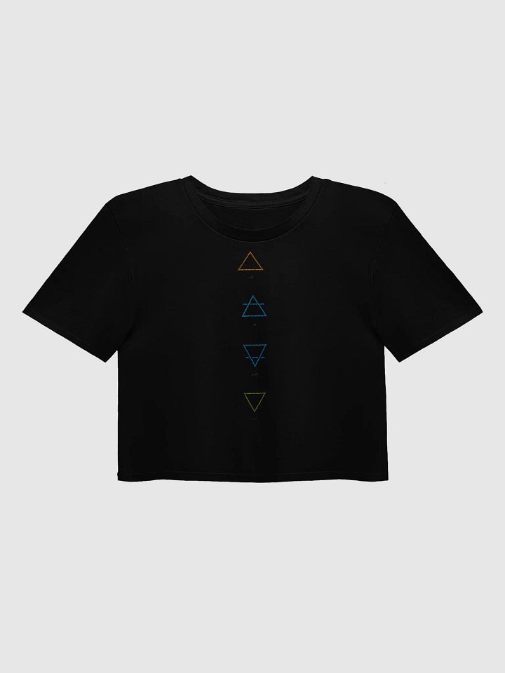 Elemental Triangles Crop Top product image (1)