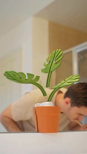 Calling this the “Mirror Monstera”.🌿

Credit @forgecoreco 🌿

#3dprinting #plants #bathroom #asmr #hacks #diyhacks #plantcare ...