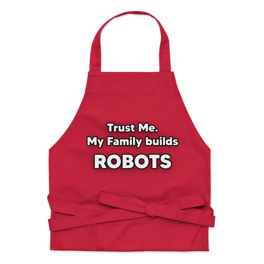 Trust me, My family builds ROBOTS Apron product image (6)