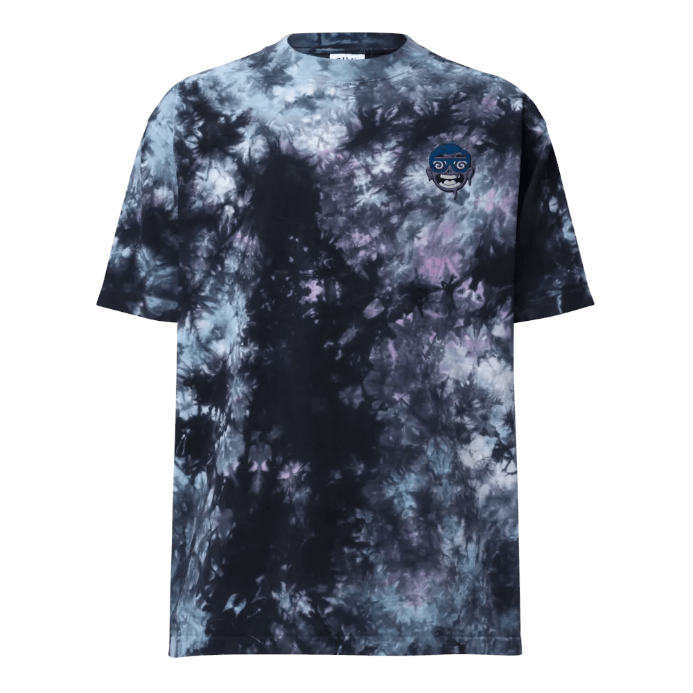 Tie-Dye Drippy Embroidered Face Tee (Mens) product image (1)