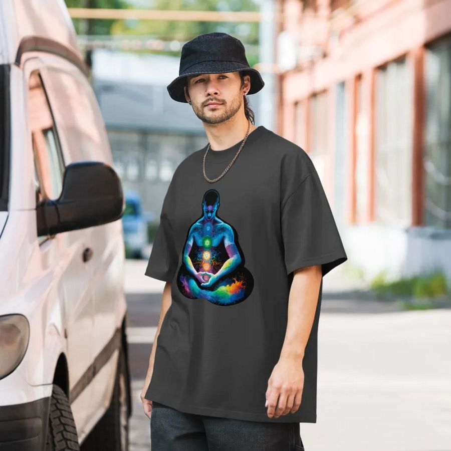 [Meditation] Oversized T-Shirt product image (8)
