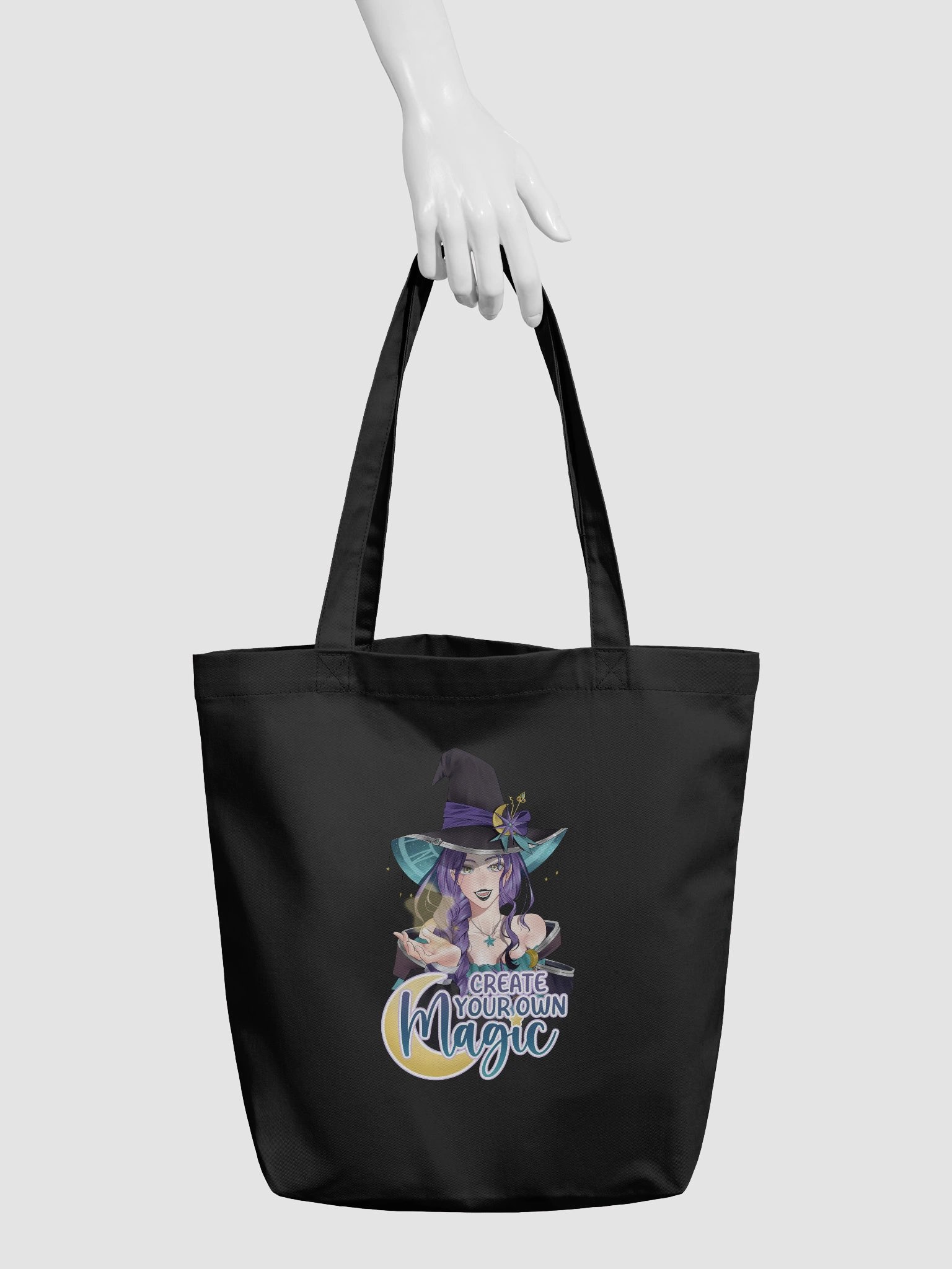 "Create Your Own Magic" Moon Witch Starfire Tall Tote Bag product image (3)
