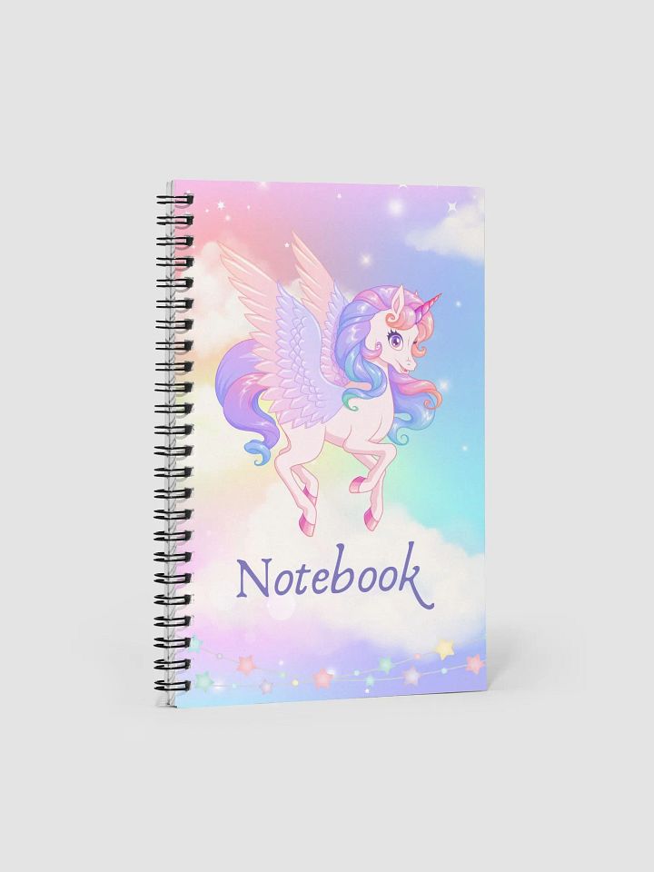 Whimsical Alicorn Dreams Spiral Notebook product image (1)