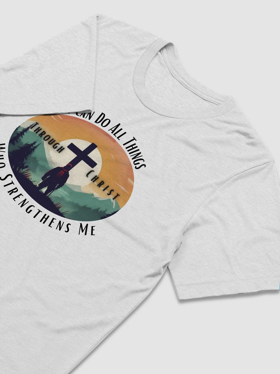 Strength Through Faith Christian Triblend T-Shirt | Philippians 4:13 product image (17)