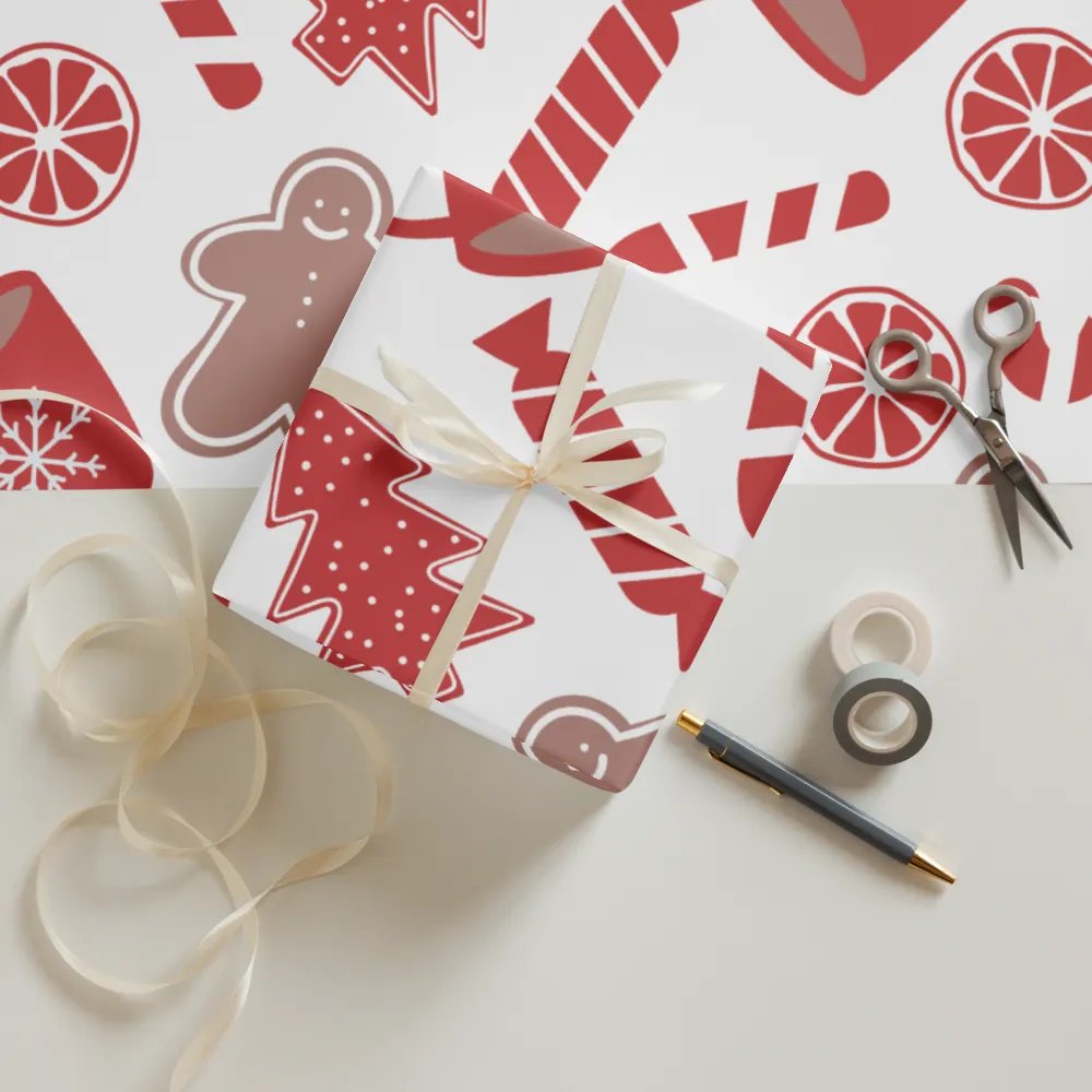 Gingerbread Dreams Wrapping paper product image (12)