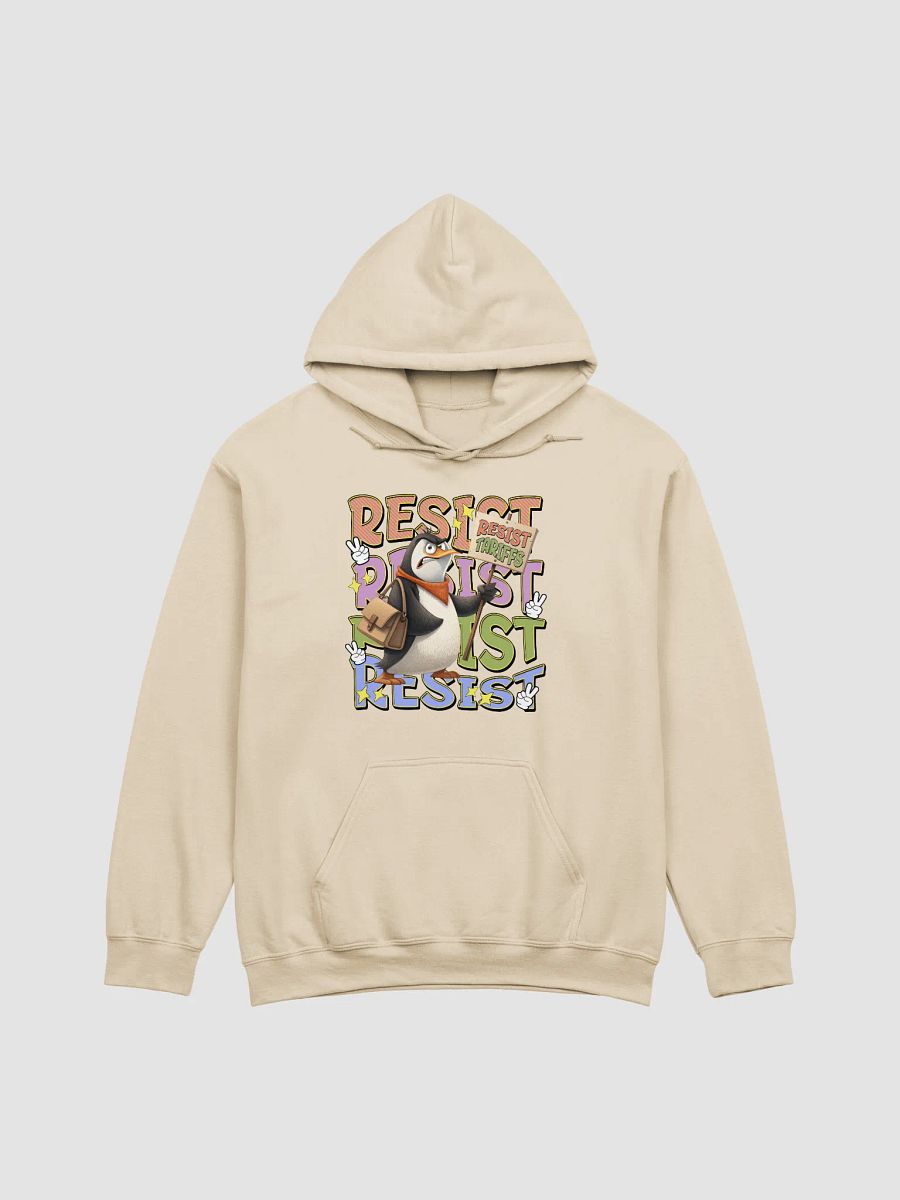 Resist Tariffs Penguin Rebel Hoodie product image (13)