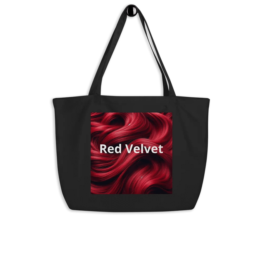 Red Velvet Tote Bag / Amy Velvet Fan Bag product image (4)